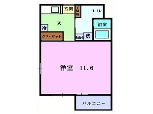 長谷川マンションセブンの物件間取画像